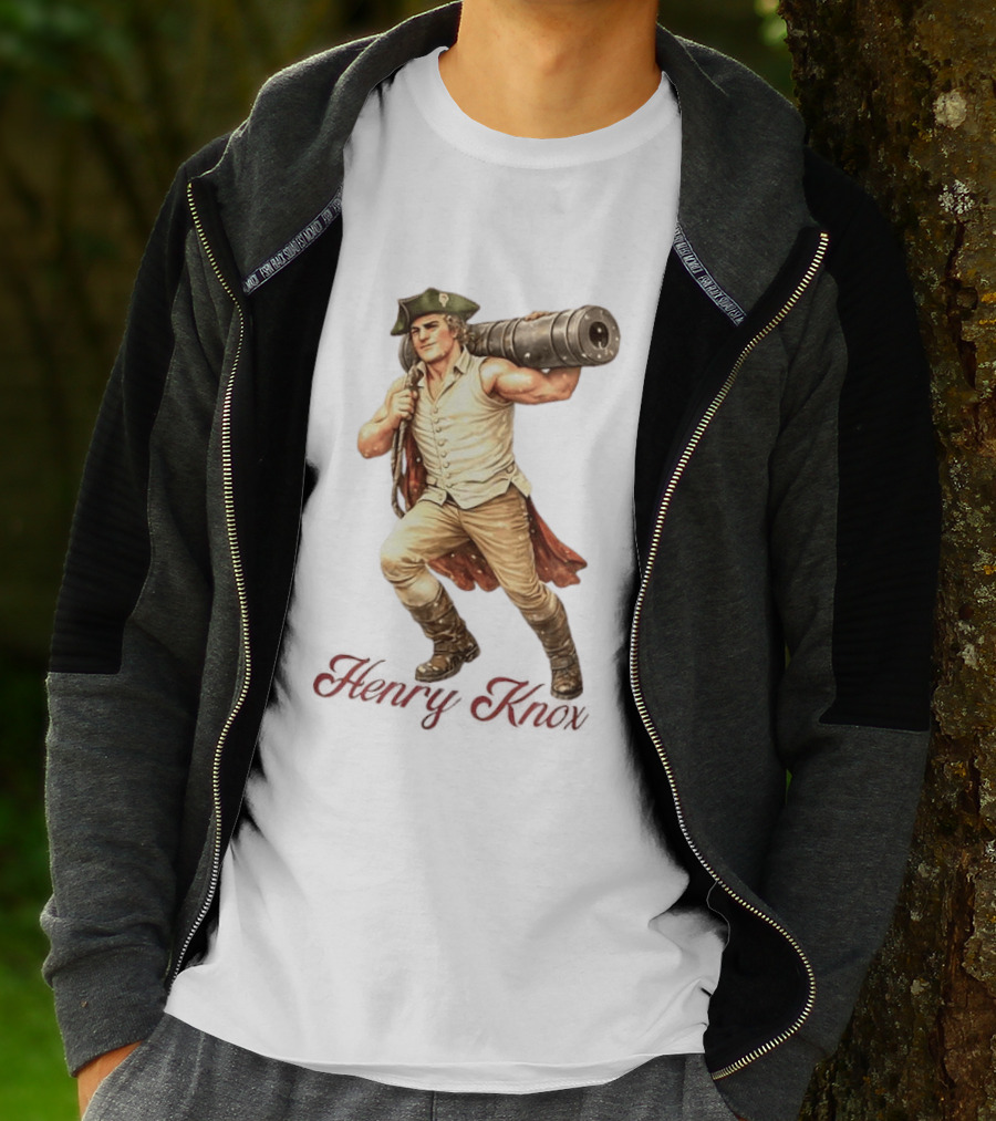 Henry Knox Revolutionary War Cannon Carrier T-Shirt