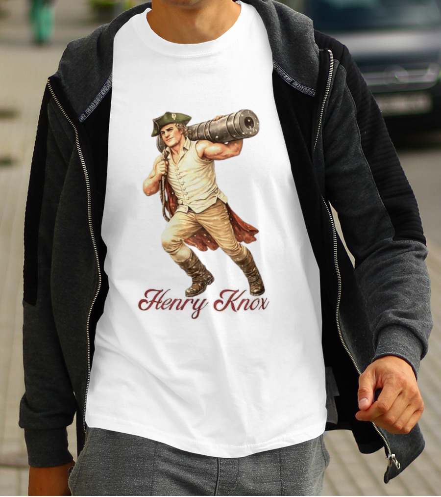 Henry Knox Revolutionary War Cannon Carrier T-Shirt
