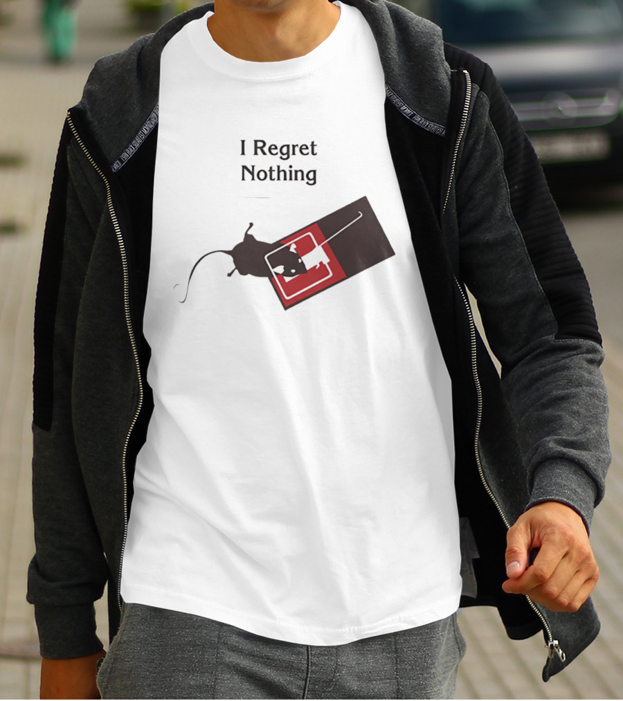 I Regret Nothing Rat On Mouse Trap T-Shirt