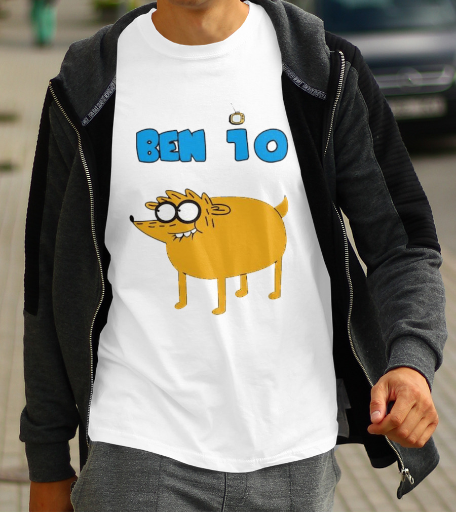 Ben 10 Jake The Dog Crossover Cartoon Network Fan T-Shirt