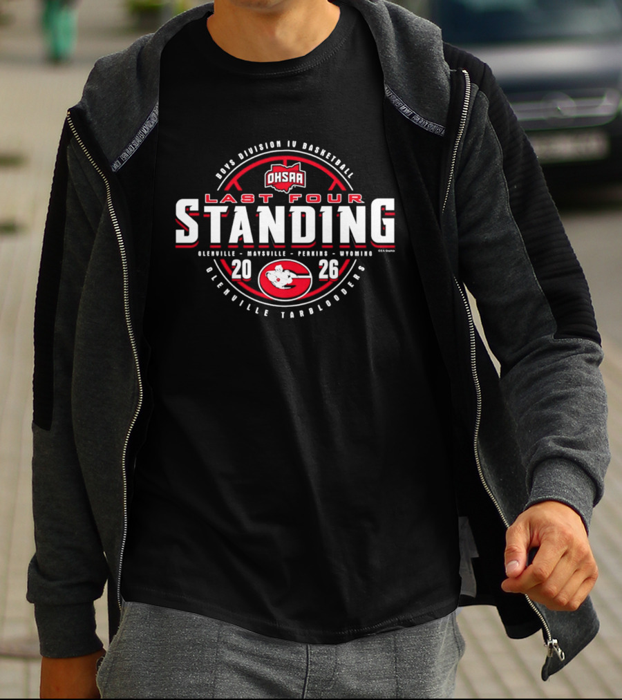 OHSAA Boys Division IV Basketball 2026 Last Four Standing Glenville Tarblooders T-Shirt