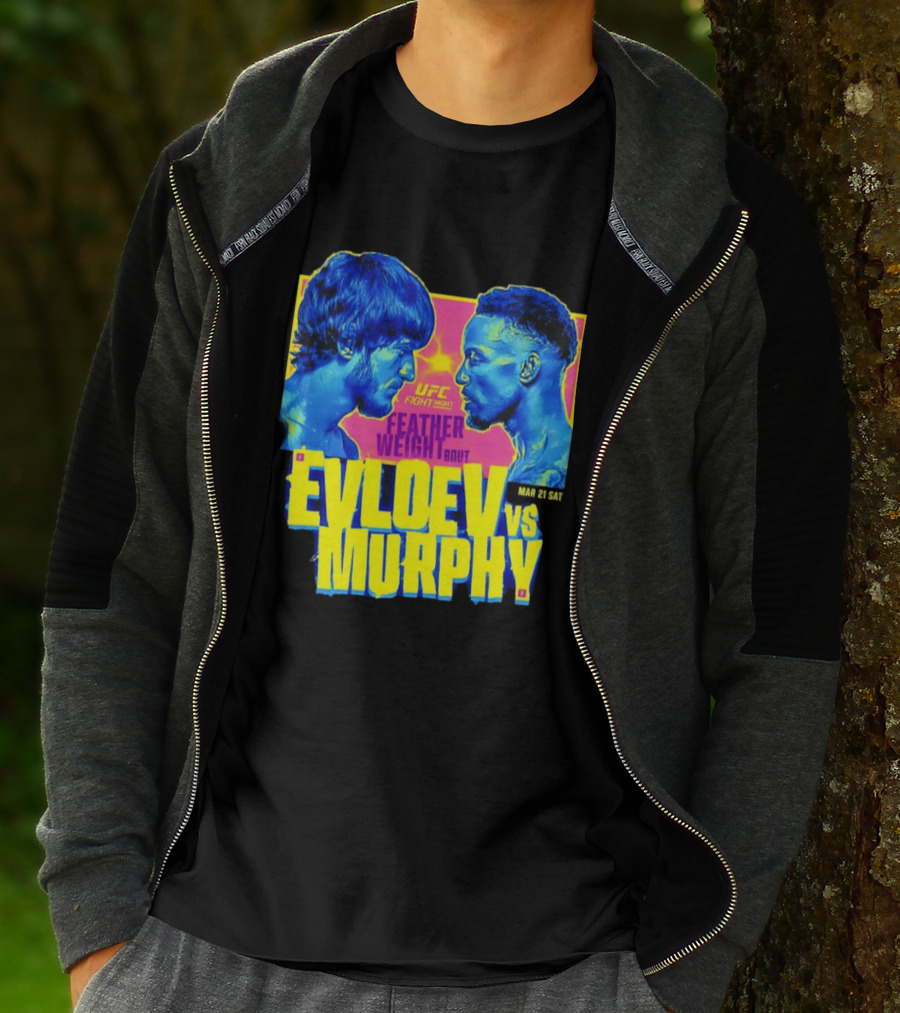 UFC Fight Night Featherweight Bout Evloev Vs Murphy 2026 Match Up T-Shirt