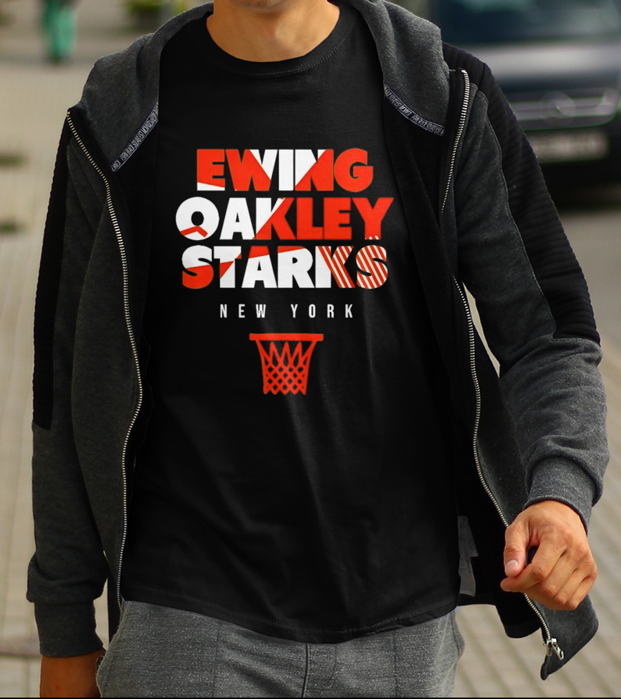 Ewing Oakley Starks New York Basketball Legacy T-Shirt