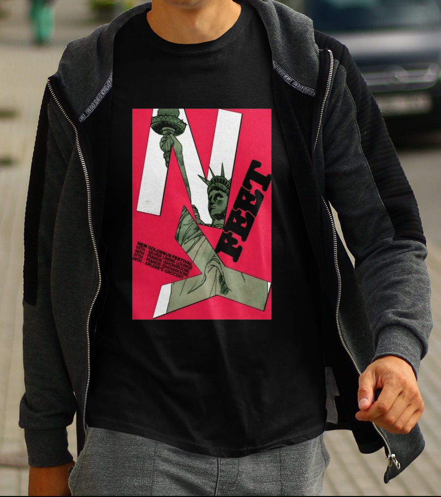FEET New Colossus Festival 2026 Lady Liberty Statue Of Liberty Silvers Pianos Arlenes T-Shirt