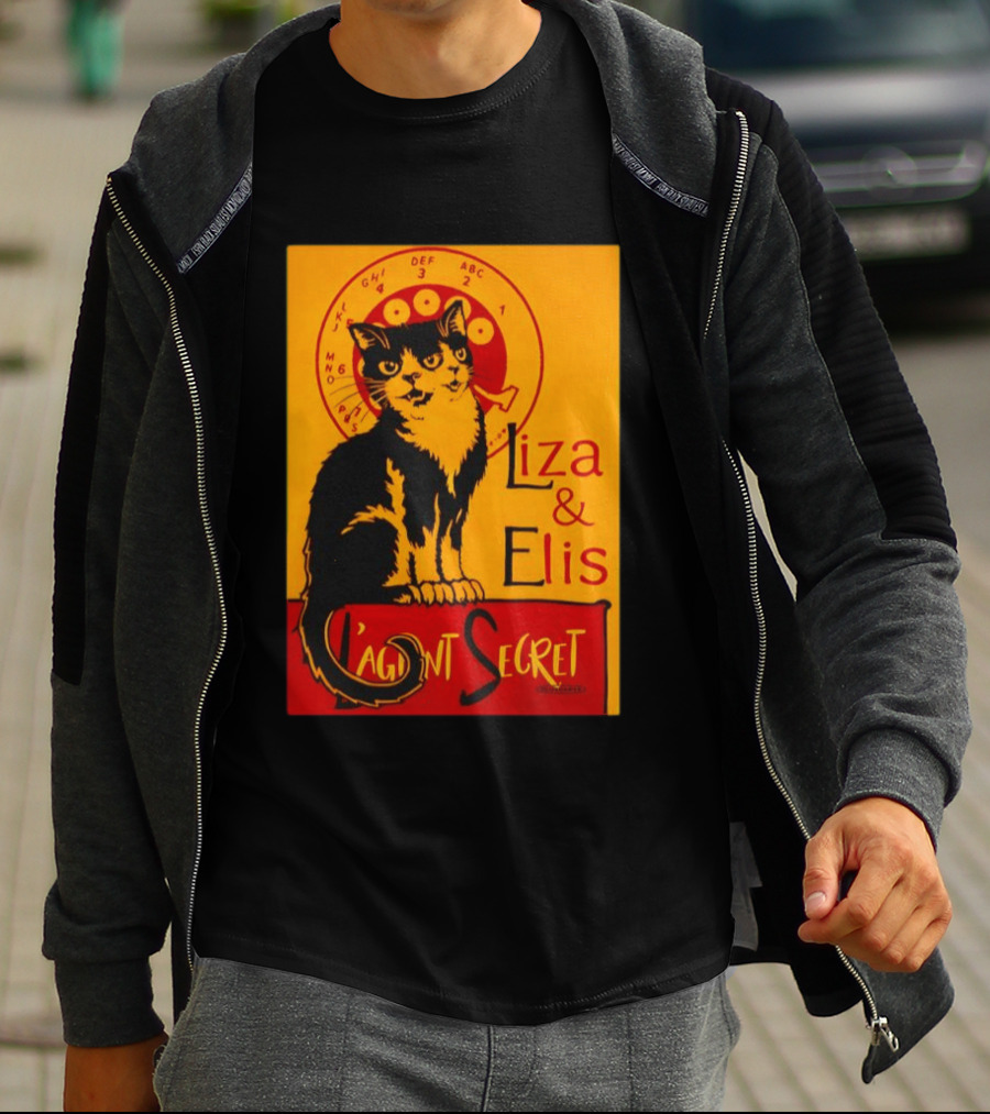 Liza E Elis Gata L'Agent Secret T-Shirt