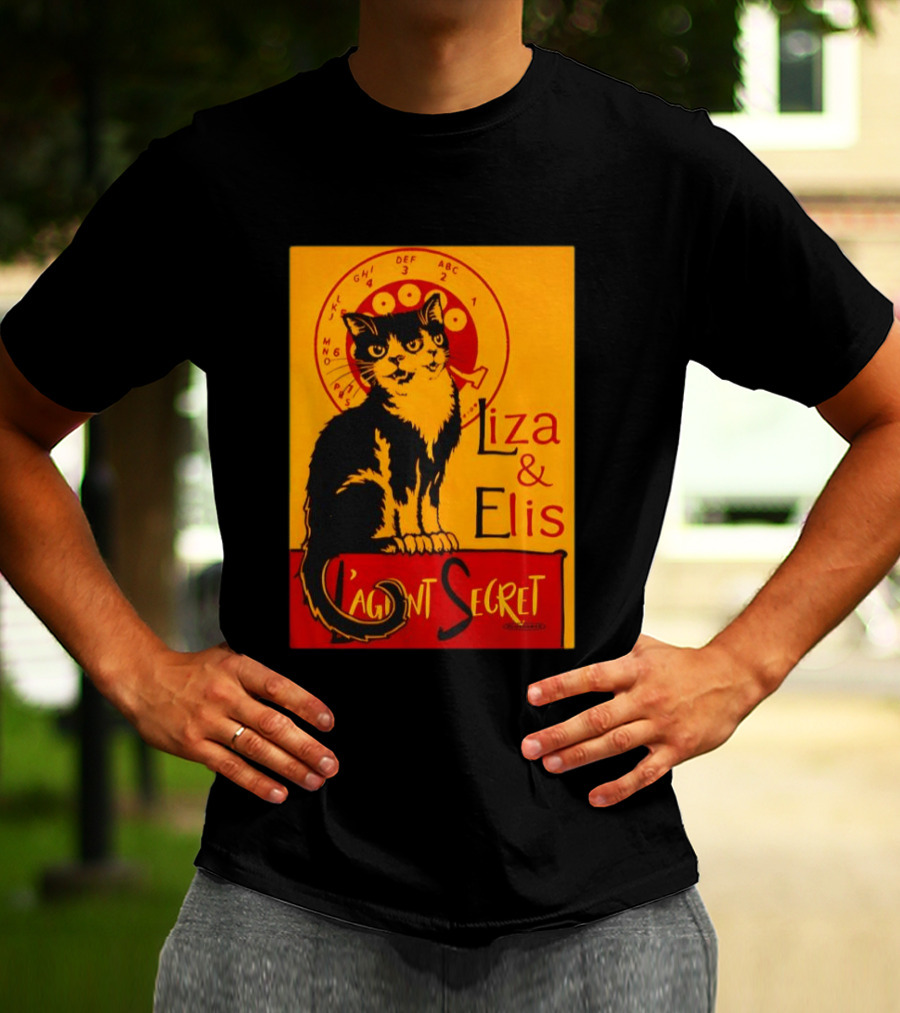 Liza E Elis Gata L'Agent Secret T-Shirt