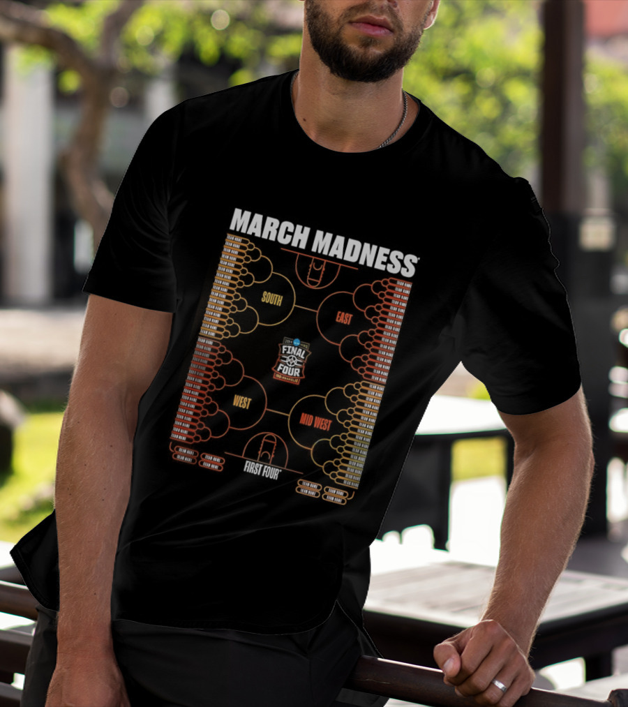 March Madness NCAA Men's Basketball Tournament 2026 Bracket Championship T-Shirt