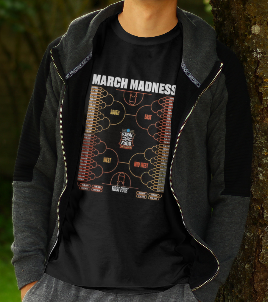 March Madness NCAA Men's Basketball Tournament 2026 Bracket Championship T-Shirt