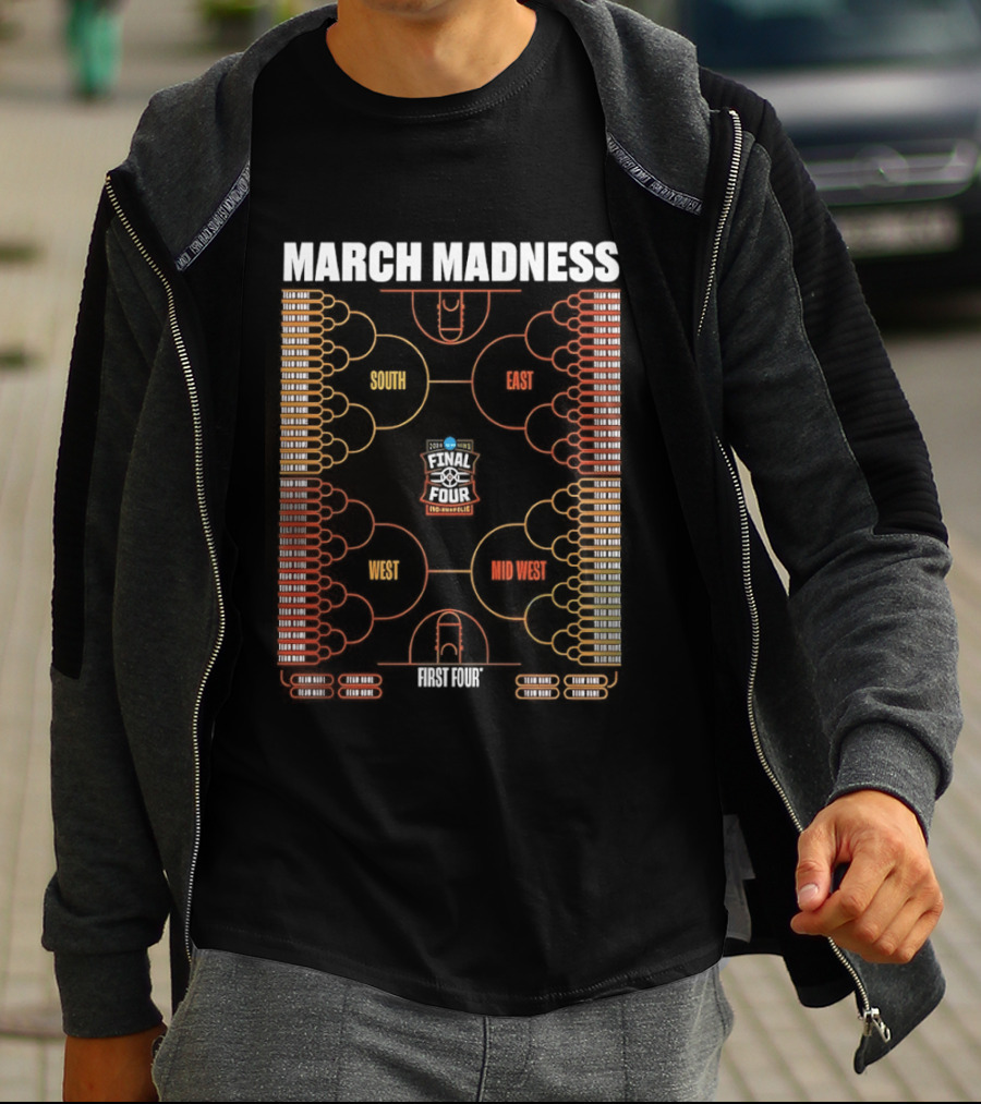 March Madness NCAA Men's Basketball Tournament 2026 Bracket Championship T-Shirt