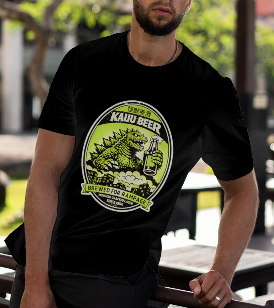 Kaiju Beer Brewed For Rampage Monster Crafted Lager Since 1954 T-Shirt