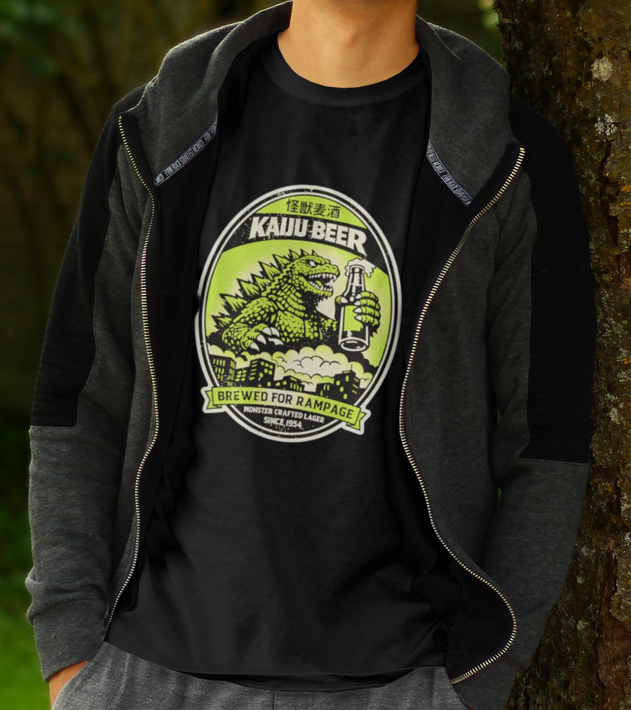 Kaiju Beer Brewed For Rampage Monster Crafted Lager Since 1954 T-Shirt