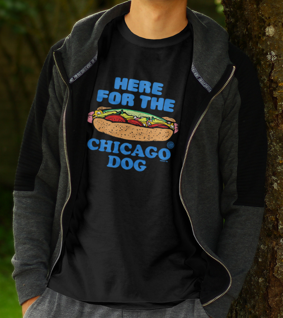 Here For The Chicago Dog Food Fun T-Shirt