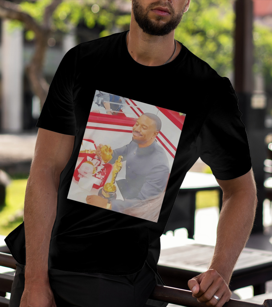 Michael B Jordan Burger Celebration Sinners 2026 Oscar T-Shirt