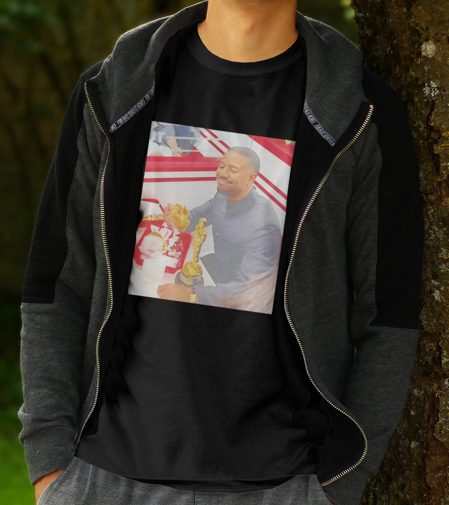 Michael B Jordan Burger Celebration Sinners 2026 Oscar T-Shirt