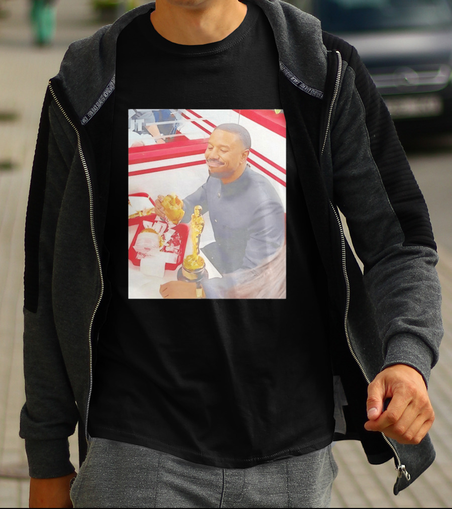 Michael B Jordan Burger Celebration Sinners 2026 Oscar T-Shirt