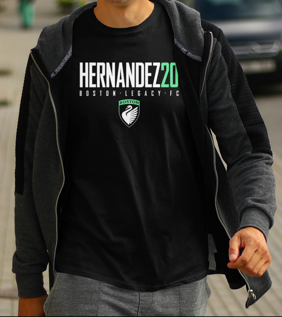 Hernandez20 Boston Legacy FC White Swan T-Shirt