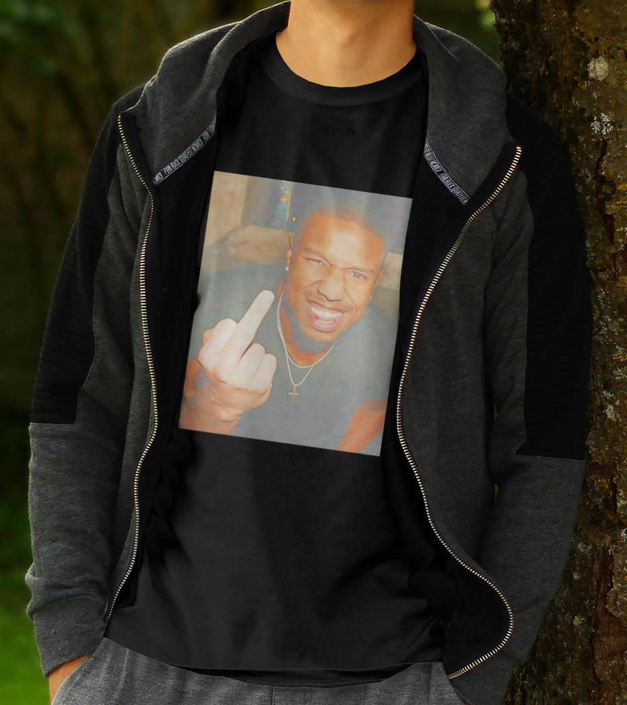 Michael B Jordan Sinners Oscar Middle Finger T-Shirt
