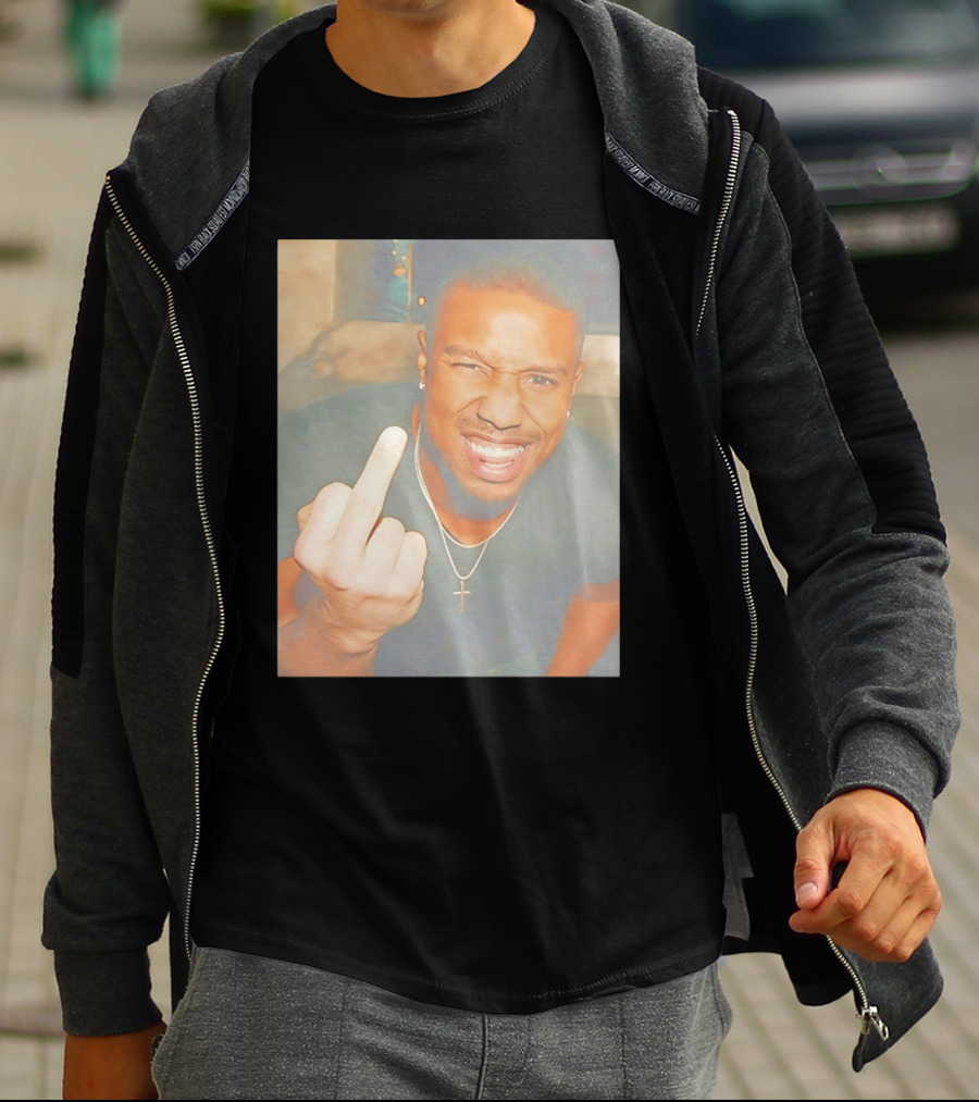 Michael B Jordan Sinners Oscar Middle Finger T-Shirt