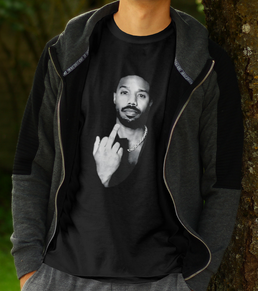 Michael B. Jordan Best Actor 2026 Oscar Middle Finger T-Shirt