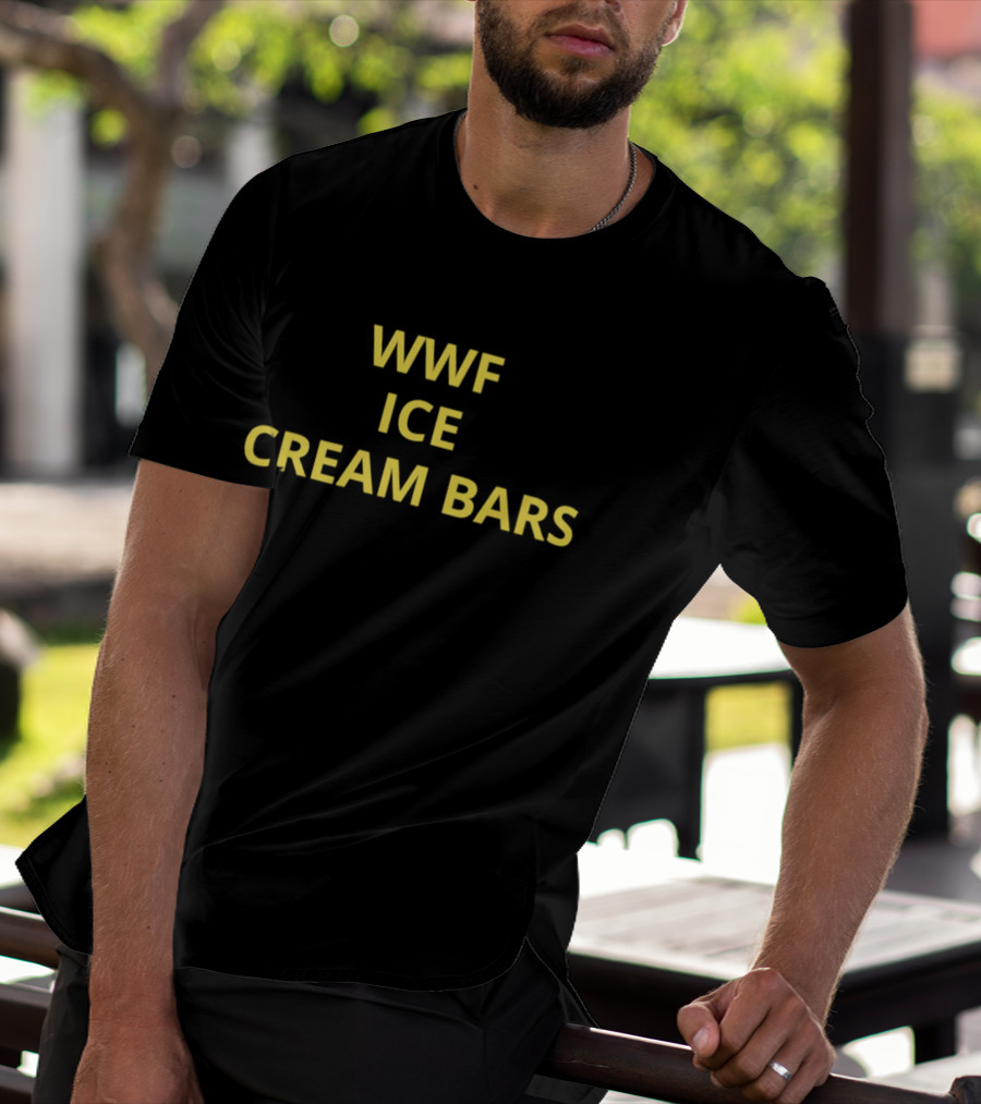 WWF Ice Cream Bars Retro Nostalgia Iconic Treats T-Shirt