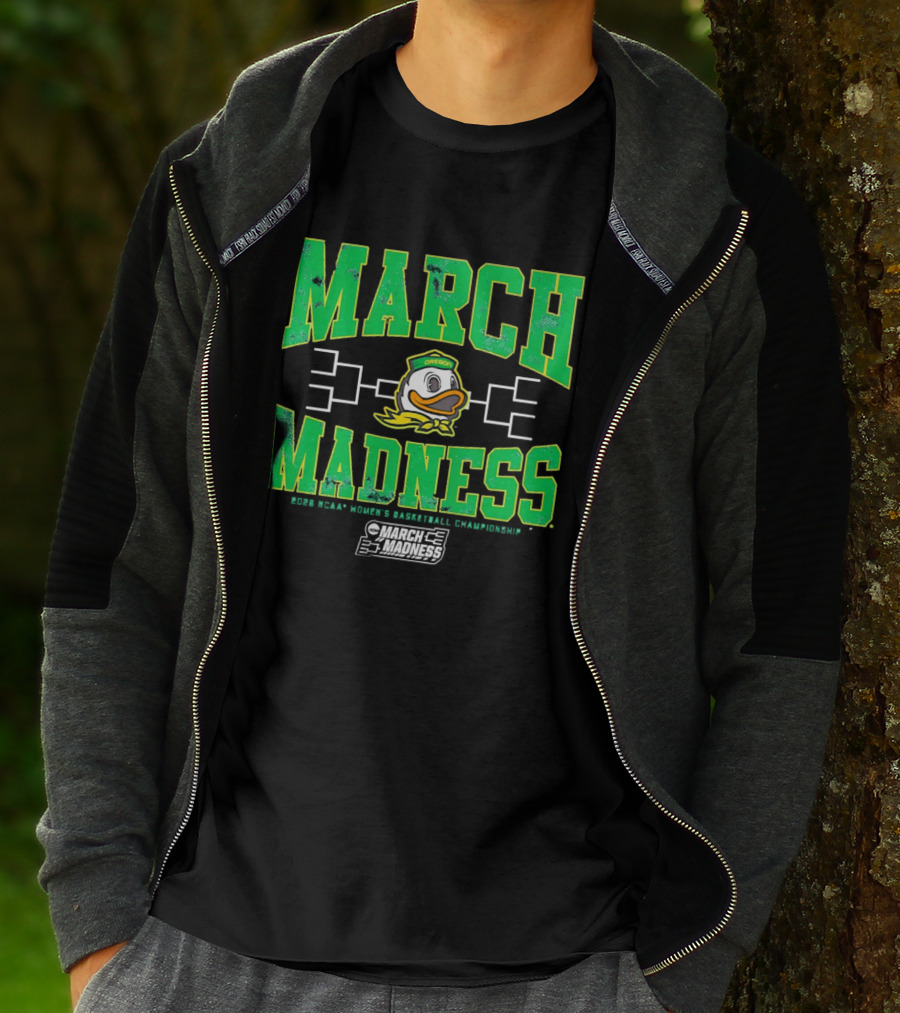 Oregon Ducks March Madness Women's Basketball Championship T-Shirt