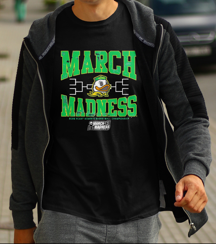 Oregon Ducks March Madness Women's Basketball Championship T-Shirt