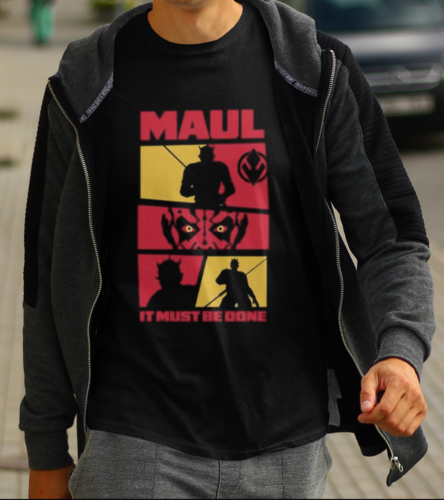 Maul Shadow Lord It Must Be Done Star Wars T-Shirt