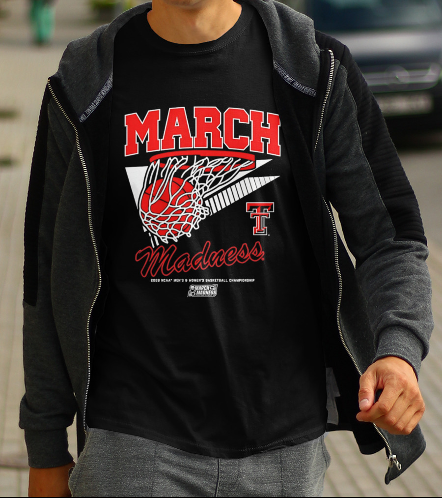 Texas Tech Red Raiders March Madness 2026 Basketball Championship T-Shirt