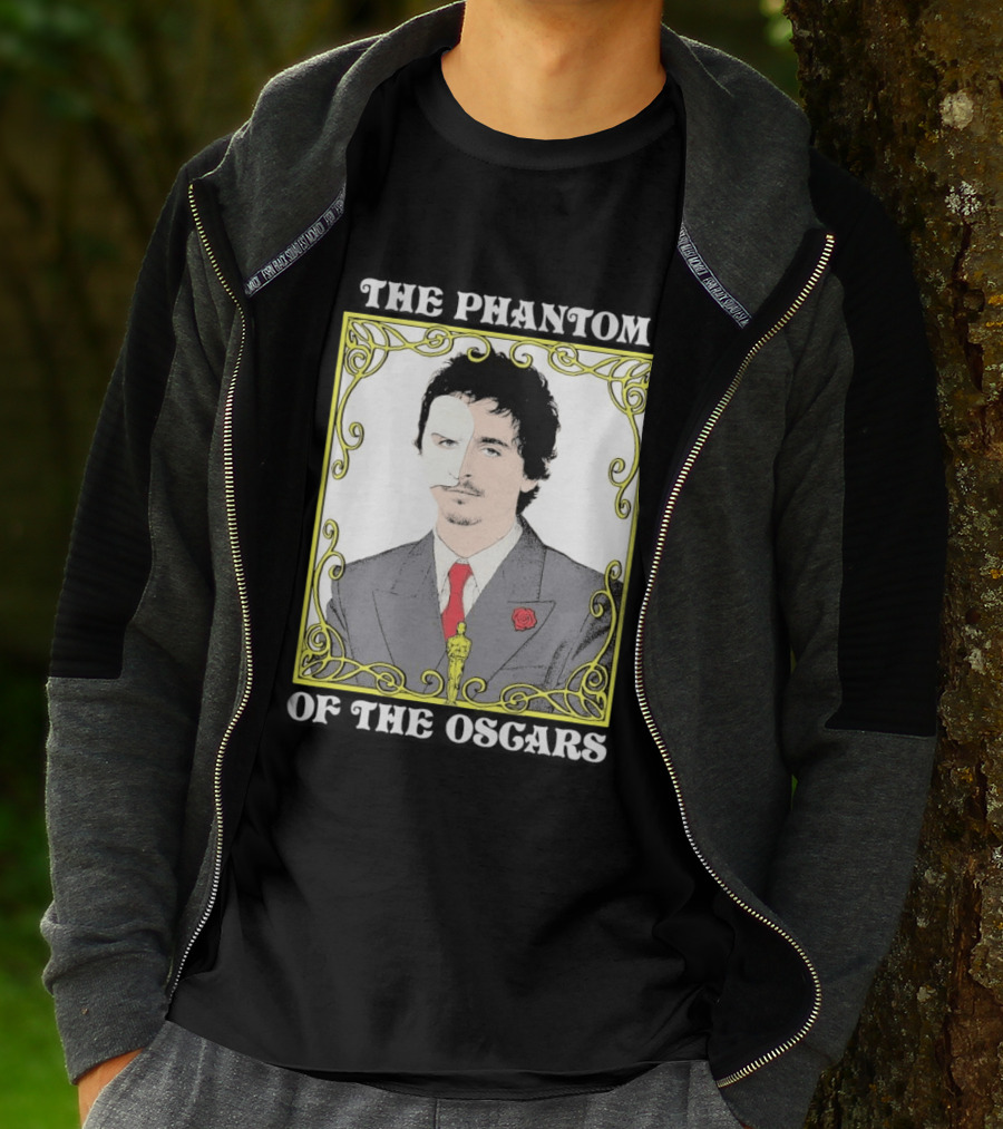The Phantom Of The Awards Mask Suit Rose Oscar T-Shirt