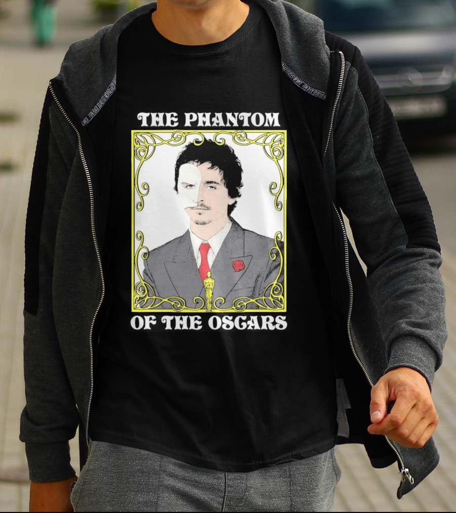 The Phantom Of The Awards Mask Suit Rose Oscar T-Shirt