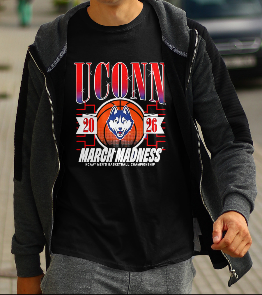 UConn Huskies 2026 NCAA Men's Basketball Championship March Madness T-Shirt