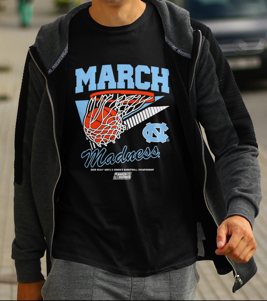 UNC Tar Heels 2026 March Madness NCAA Basketball Championship T-Shirt