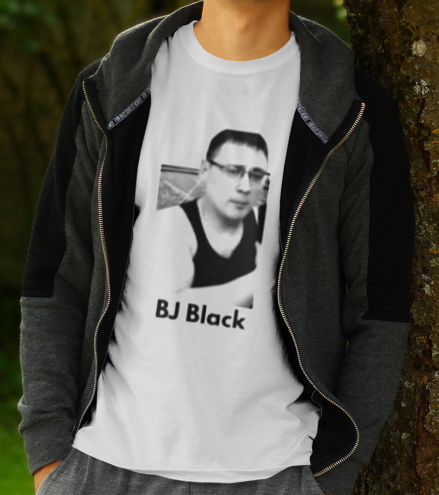 BJ Black Monochrome Sunglasses T-Shirt