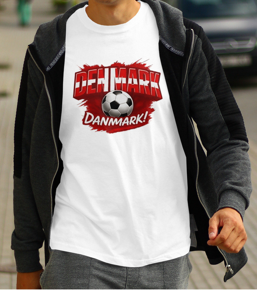 Denmark Danmark Soccer FIFA World Cup 2026 Football Team T-Shirt