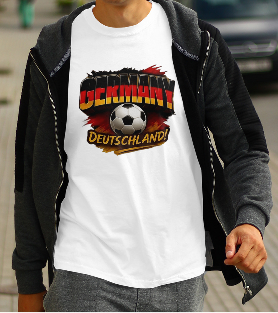 Germany Deutschland Soccer FIFA World Cup 2026 Soccer Ball T-Shirt