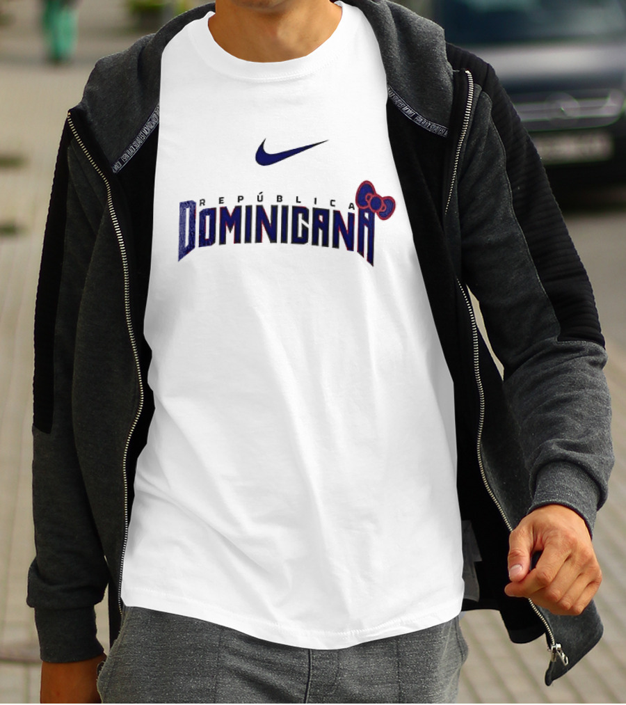 Nike República Dominicana X Hello Kitty Collaboration Baseball T-Shirt