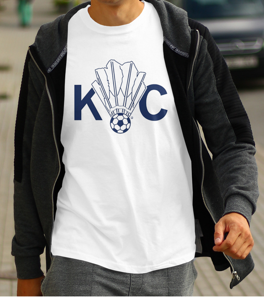 Kansas City KC Soccer Shuttlecock Combination T-Shirt