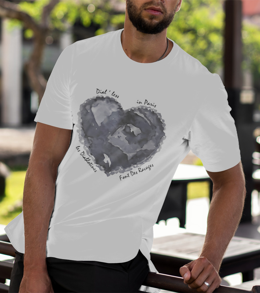 Blue Heart Les Diablotines Font Des Ravages Paris Dial'less T-Shirt