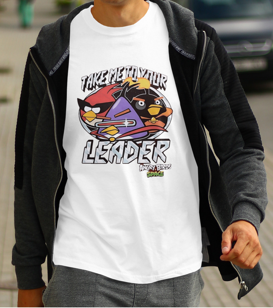 Angry Birds Space Take Me To Your Leader T-Shirt