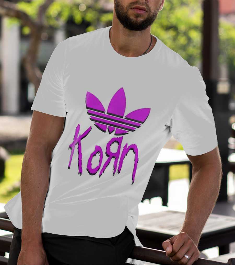 Korn Euro Tour 2026 Adidas Trefoil T-Shirt