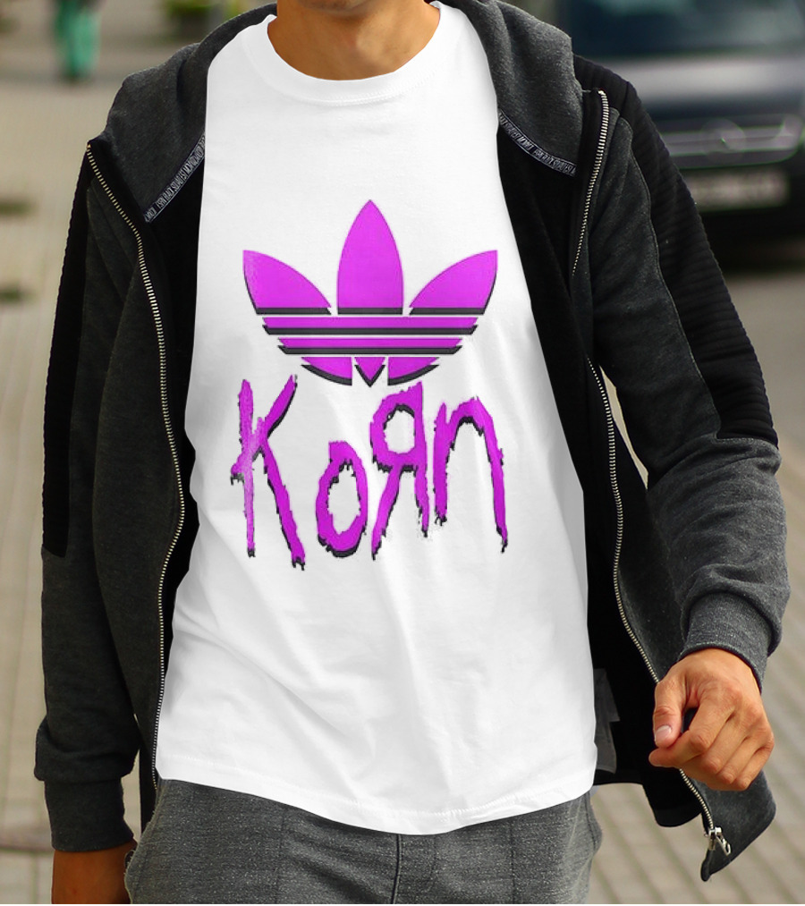 Korn Euro Tour 2026 Adidas Trefoil T-Shirt