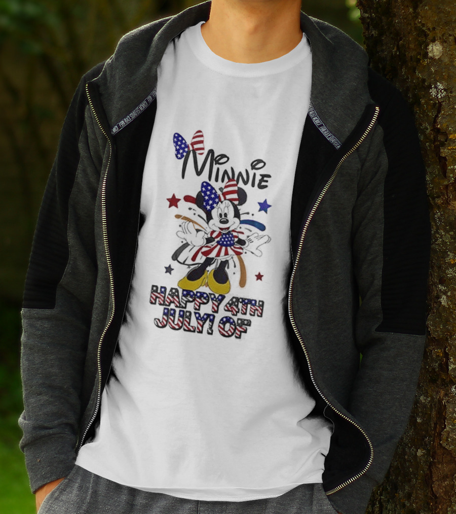 Minnie Mouse Happy 4th July Party In The USA Celebration T-Shirt