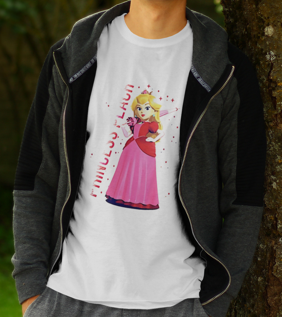 Princess Peach Animated Character Princess Peach The Movie T-Shirt