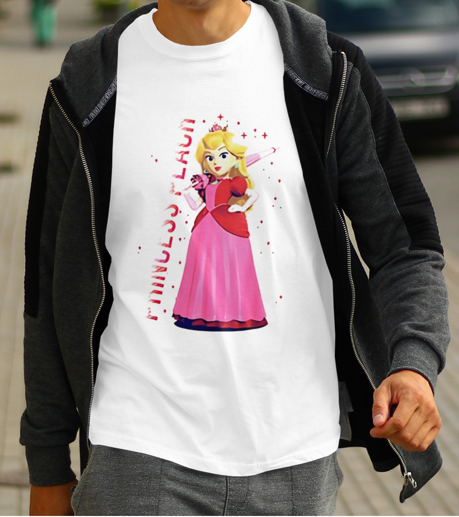 Princess Peach Animated Character Princess Peach The Movie T-Shirt