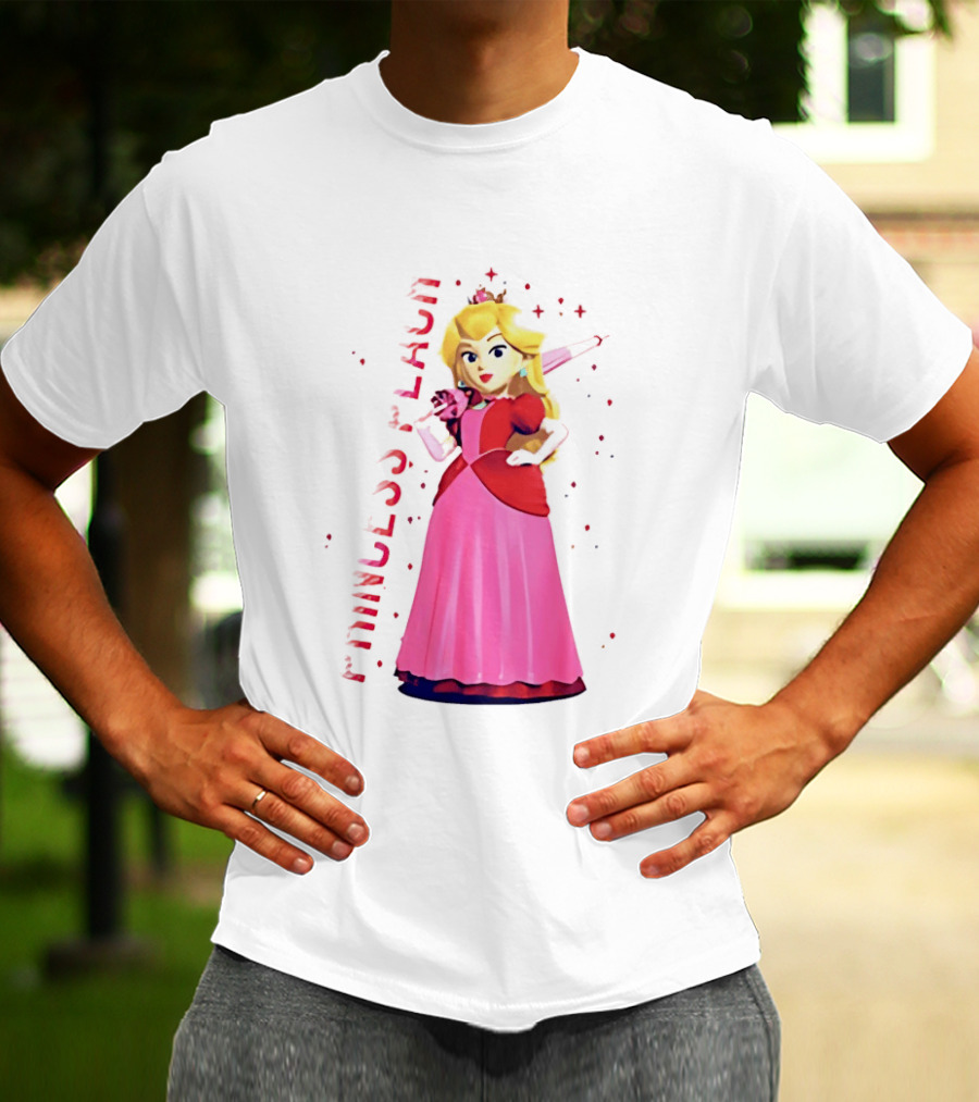 Princess Peach Animated Character Princess Peach The Movie T-Shirt