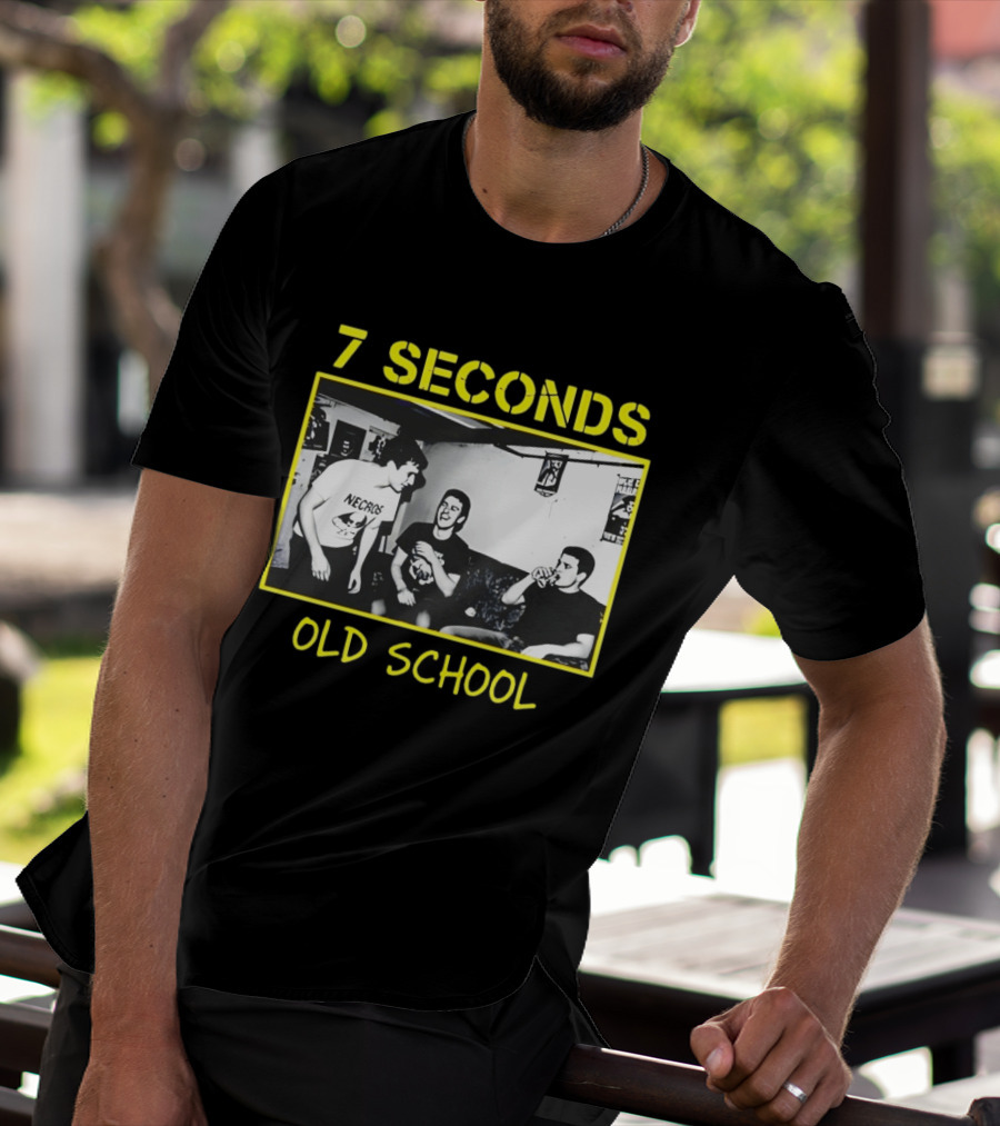 7 Seconds Old School Necros Punk Band Scene T-Shirt