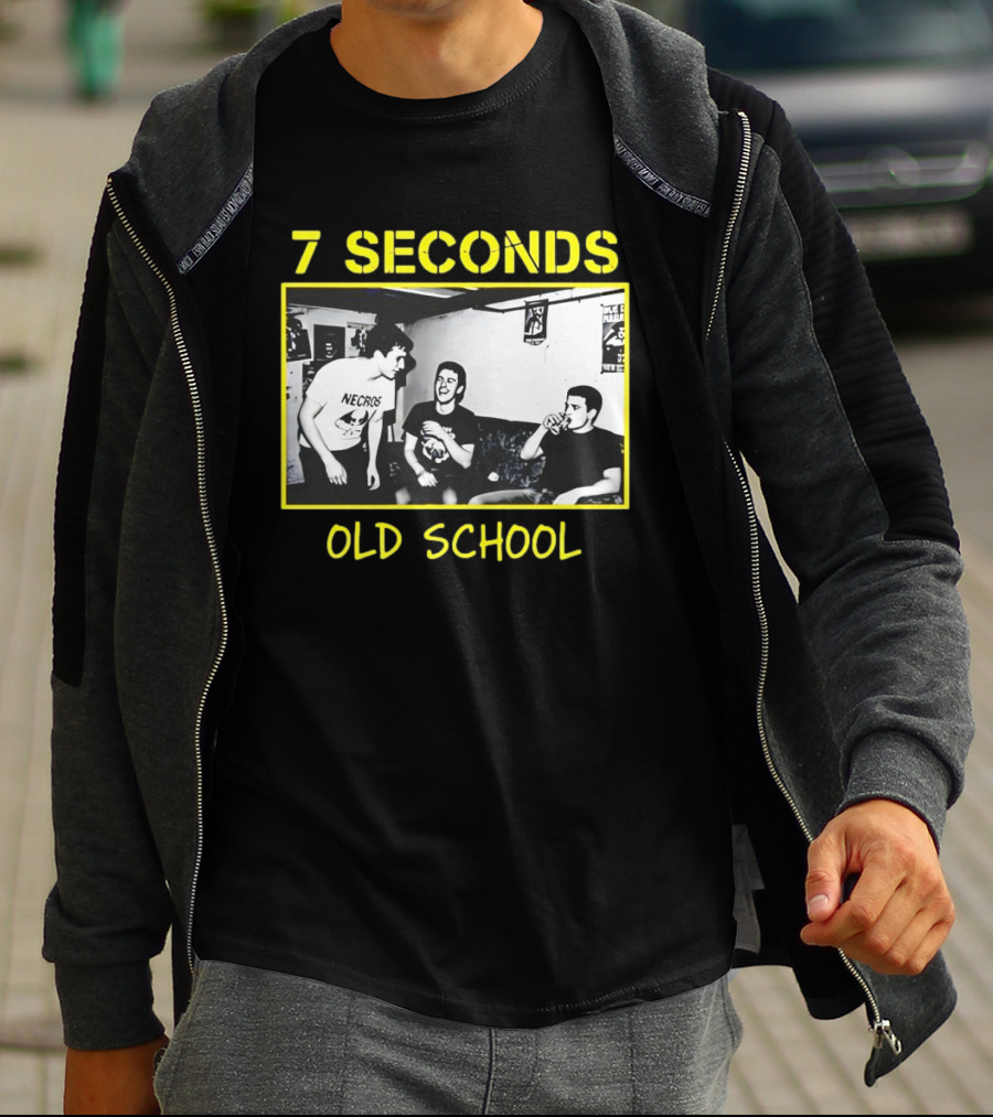 7 Seconds Old School Necros Punk Band Scene T-Shirt