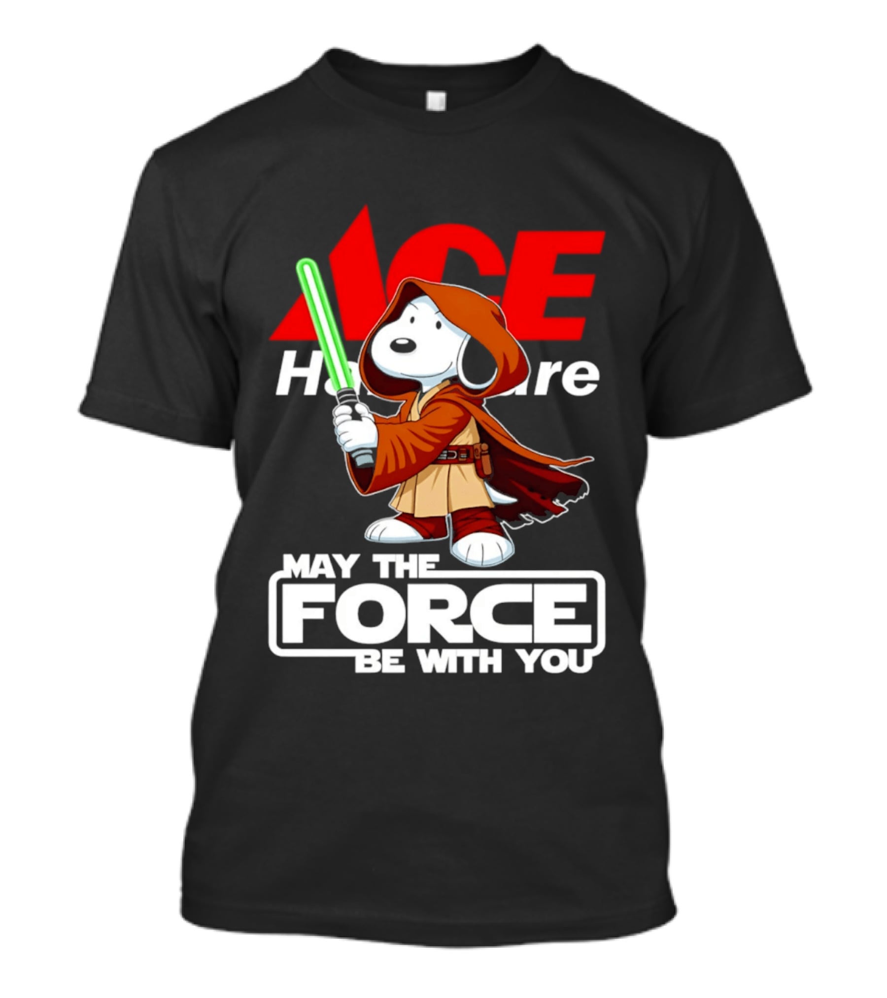 ACE Hardware May The Force Be With You Snoopy Star Wars T-Shirt