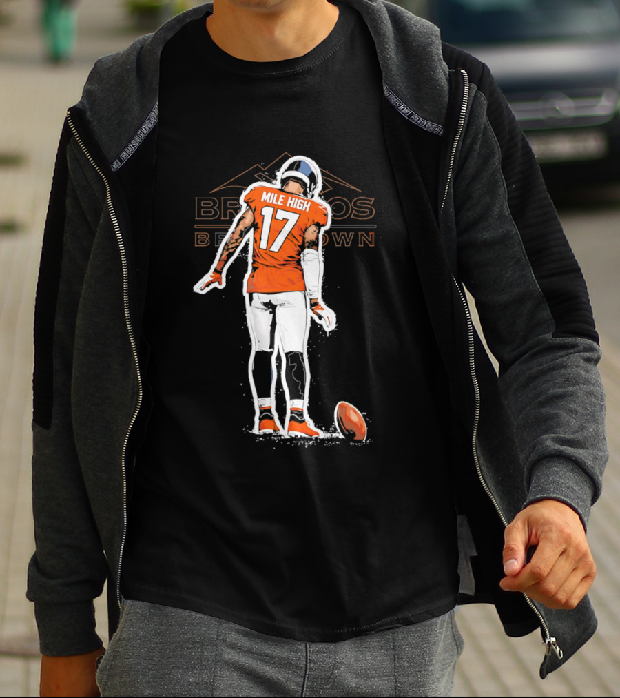 Denver Broncos Mile High Celebration Number 17 T-Shirt
