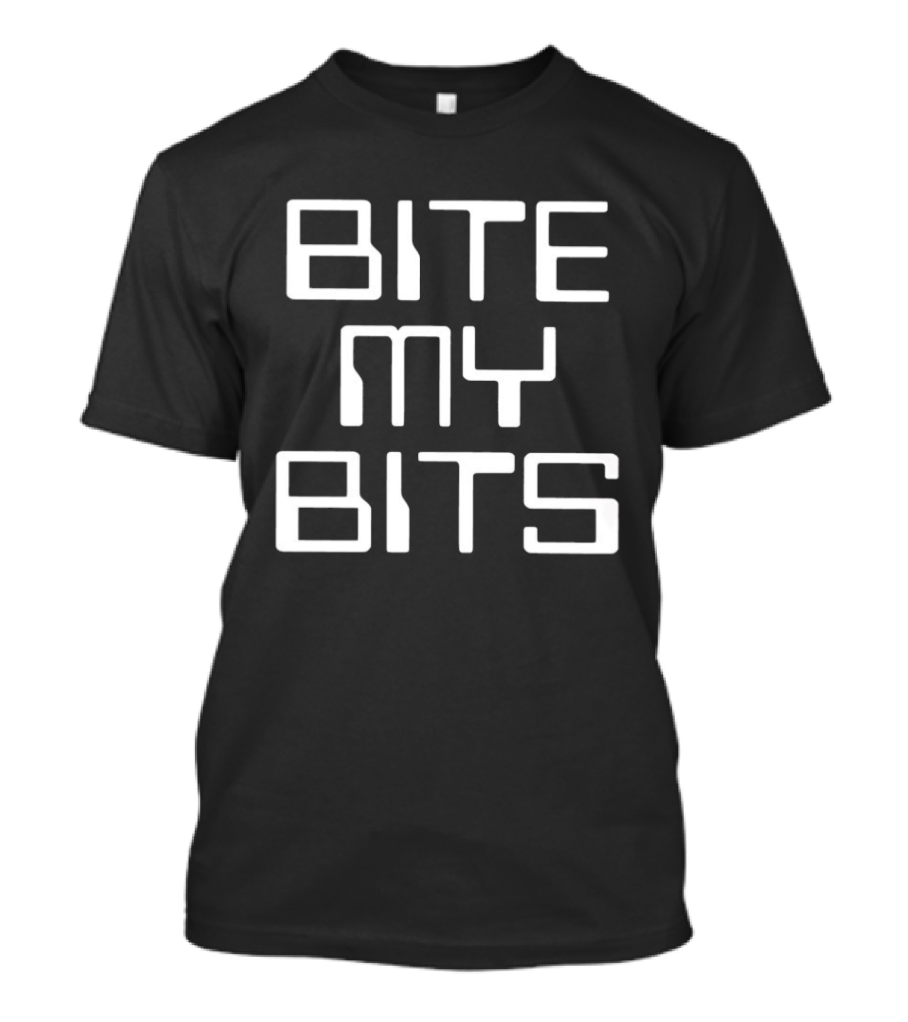 Bite My Bits Tech Humor And Clever Wordplay T-Shirt